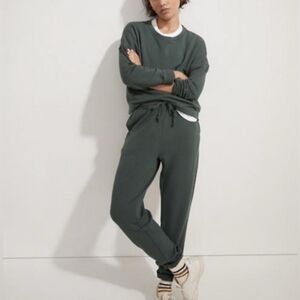 Madewell Superbrushed Easygoing Sweatshirt & Joggers L/XL Loungewear